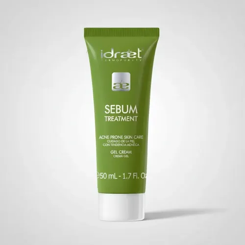 Crema Sebum Piel Grasa Acne Granos Tratamiento 50g Idraet