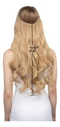 Extensiones De Cabello Vincha Miami Halo Invisible Ondas M01 Color 1b