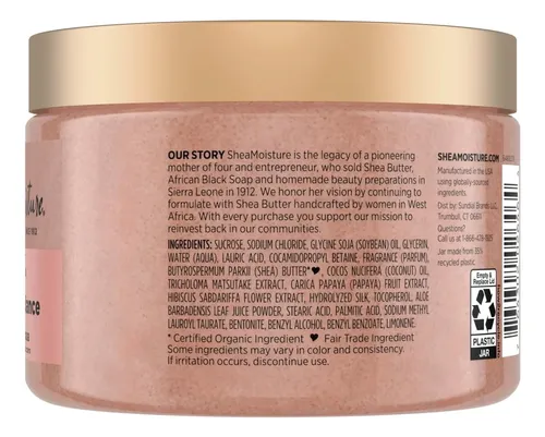 Exfoliante Corporal Shea Moisture Coco Hibisco 355ml