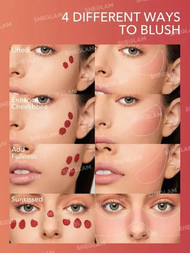 Rubor líquido Sheglam Blush Tom Devoted Liquid Finisher Blush