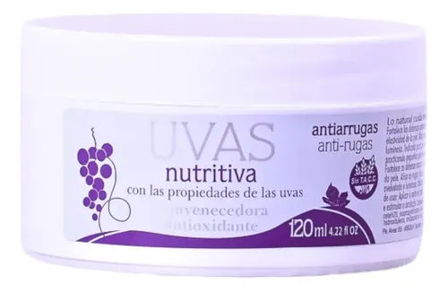 Crema Uvas Noche Nutritiva para Piel Mixta de 120 mL piel mixta