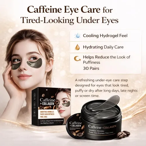 2026  Parches Oculares Con Cafeína Para Ojeras E Hinchazón