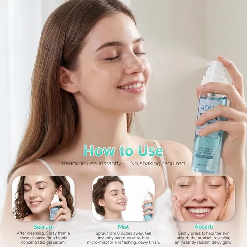 Spray Hidratante Pdrn Jelly Mist, Cuidado Coreano Vegano