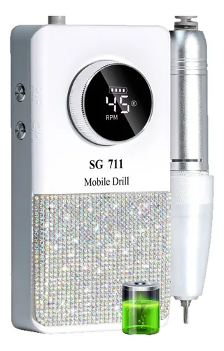 Lima Uñas Sg711 45000rpm Recargable Portátil Quitar Uñas