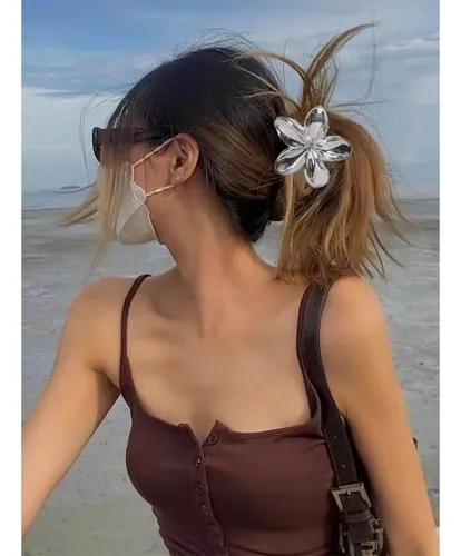 (gd) Pinza Para El Pelo Con Forma De Flor, Pinza Floral, Pin