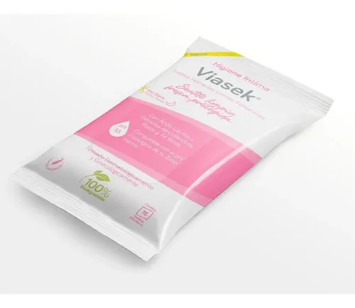 Viasek Toallitas Húmedas Intimas Femeninas X16 U