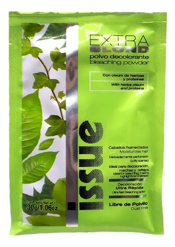 Polvo Decolorante Issue Extra Blond Con Hierbas Y Proteínas