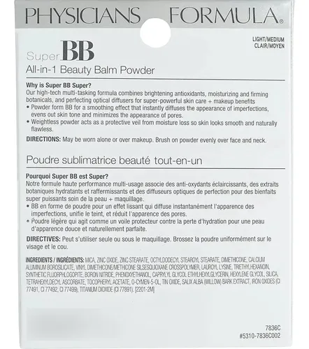 Base Bb En Polvo Physicians Formula Light/medium