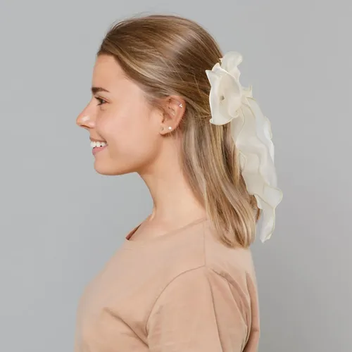 Lazos Para El Cabello Hltoo Grandes Con Cinta 4pcs Champagne