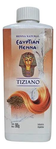 Egyptian Henna Matizador Polvo X 90 Gr Color Tiziano