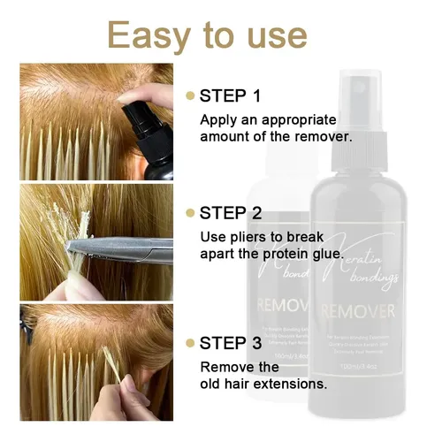 Removedor De Pegamento Para Extensiones De Cabello 100 Ml Gl