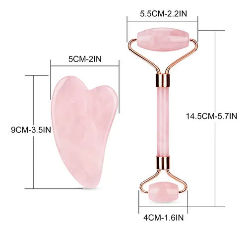 Masaje Facial Con Rodillo Natural Gua Sha, Regalo Facial Ab4063