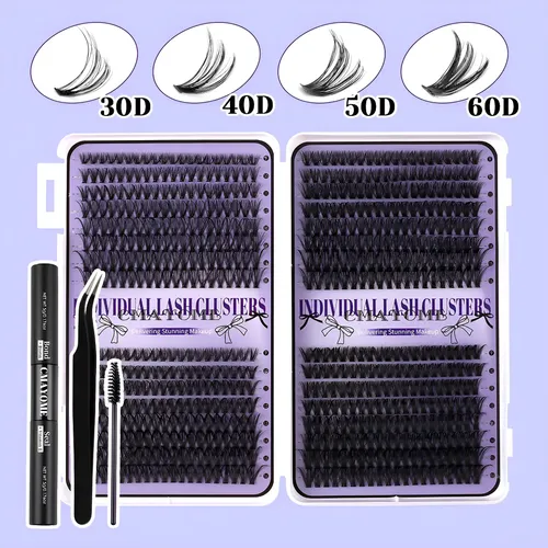 [jjm] Cmayome 640 Mechones 9-16mm 30-100d, Kit D-curl Con
