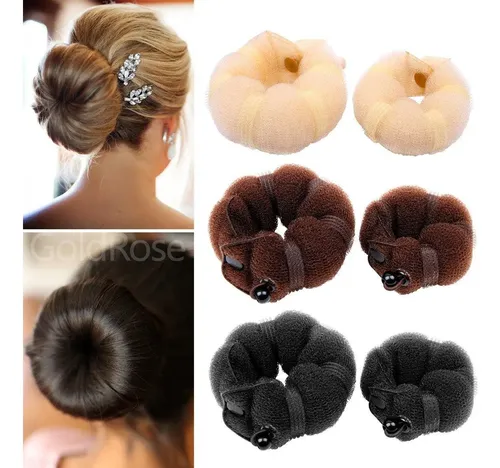 Estilizador Mágico De Cabello Gr Buns 2 Piezas Marrón