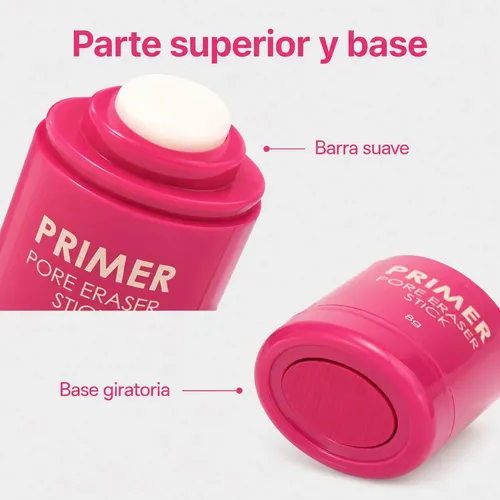 Primer Facial En Barra Borrador De Poros 8g Crema &*