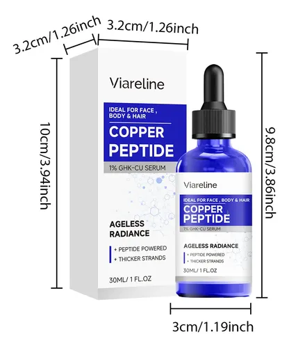 Sérum Viareline Péptidos De Cobre Ghk Cu 30 Ml