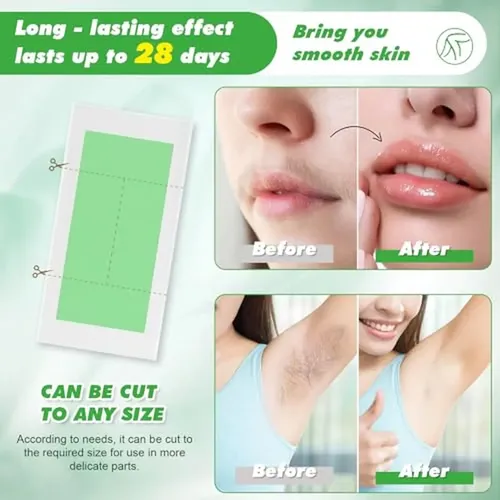 116 Tiras De Cera Para Depilación, Depilación Facial Para