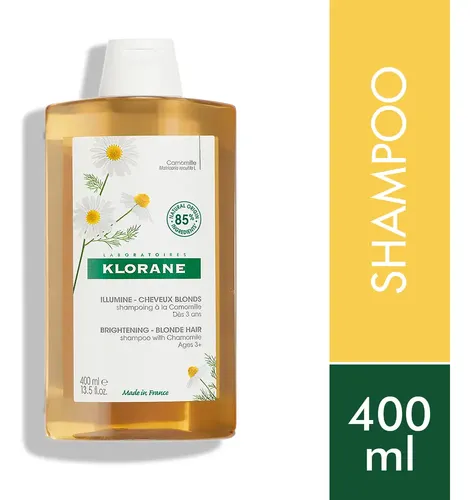 Shampoo Klorane Manzanilla en frasco de 400mL por 1 unidad