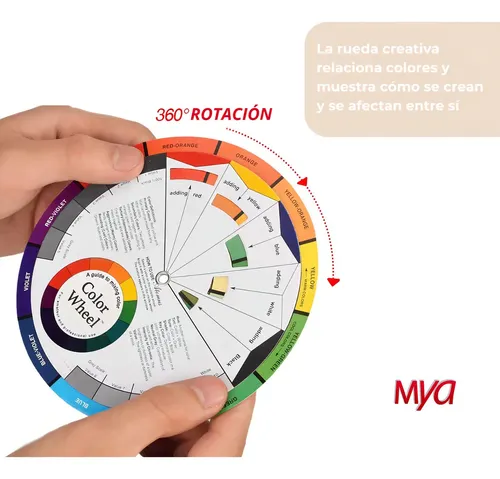 Círculo Cromático Color Wheel Modelo Interactivo Ropa Diseño Colores