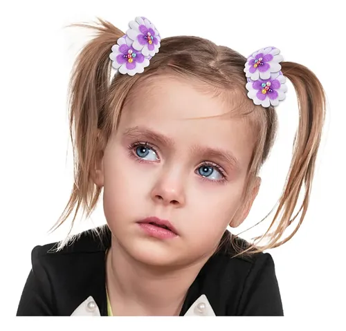 Cintas Elásticas Zifengcer Con Forma De Flor Para Niñas Pequ
