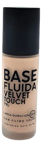Base Fluida Con Filtro Solar Velvet Touch Thelma Y Louise Tono Tono Claro