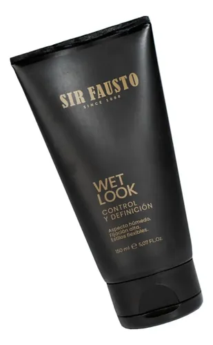 Sir Fausto Wet Look Gel Control Fijación Alta Cabello 150ml
