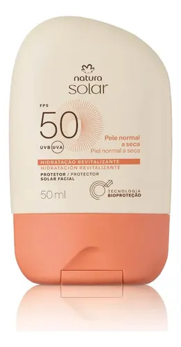 Protector Solar Facial Piel Normal A Seca Fps 50 Natura 50ml