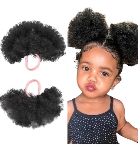 Pelucas Infantiles Con Coletas Y Afro