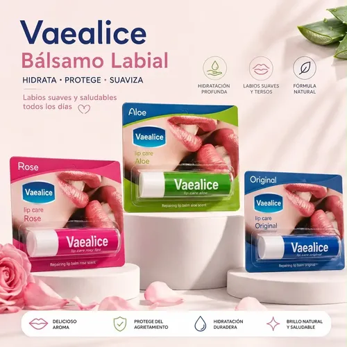 Vaselina Labial En Barra Hidrata Bálsamo Frutal Veaelice
