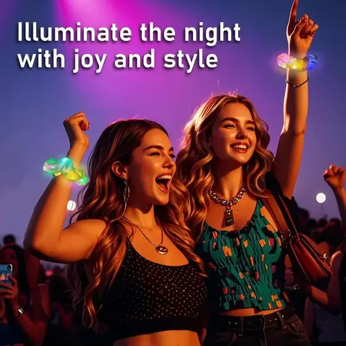 6 Cintas De Pelo Luminosas Led Para Una Fiesta De Cumpleaños