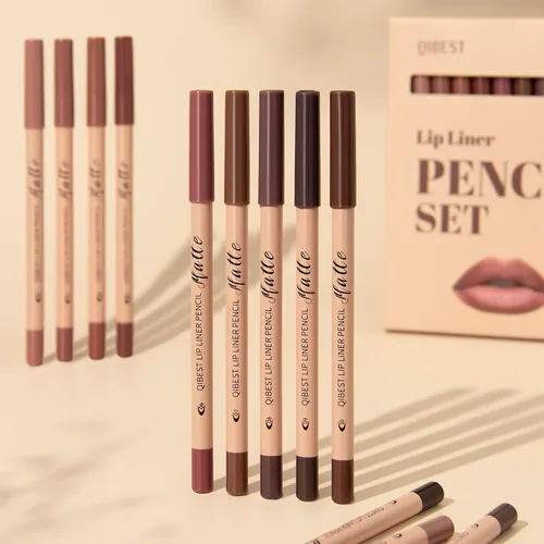 Petansy Set 12 Lápices Delineadores Labiales Nude Mate
