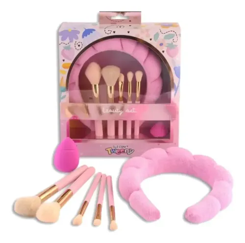 Beauty Set Brocha Ibicraft 7 Pcs Vincha/brochas/esponja