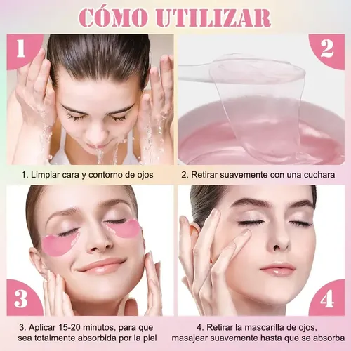 Parches De Hidrogel Para Ojos Antiojeras Hidratantes Normal