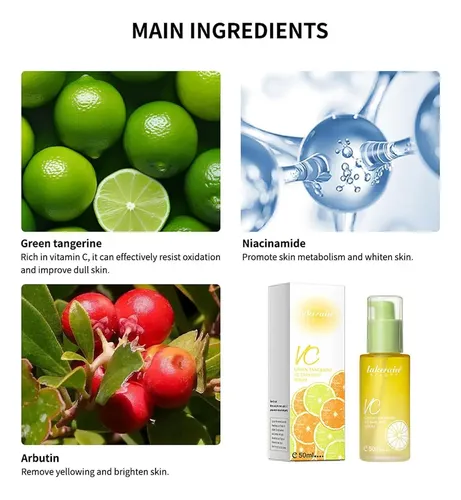 Sérum Facial Vitamina C Mandarina Verde Niceface 50ml