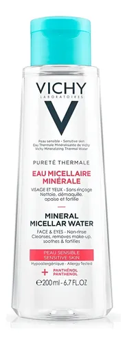 Vichy Purete Thermale Agua Micelar Pieles Sensibles 200ml