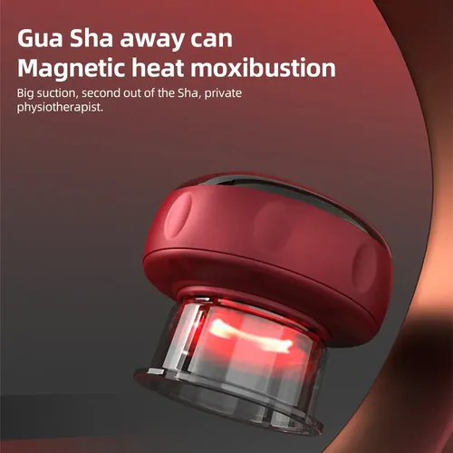 Masajeador Eléctrico 2 En 1 Para Ventosas Y Gua Sha: Ajustab