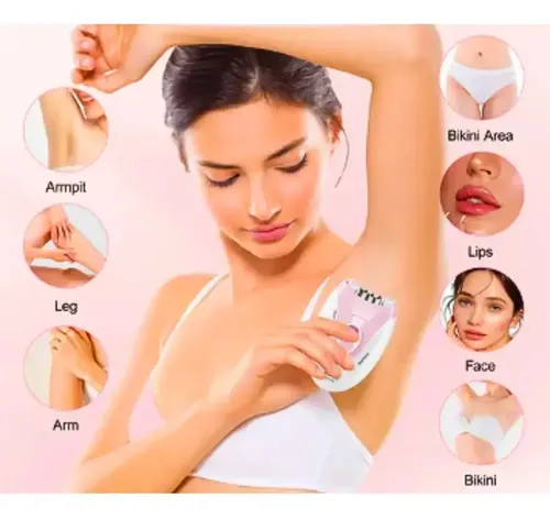 Depiladora Corporal Con Luz Daling Inalámbrica Recargable