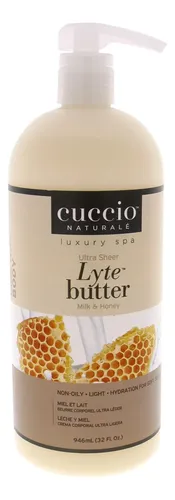 Manteca Corporal Cuccio Naturale Lyte Ultra-sheer Milk Hone