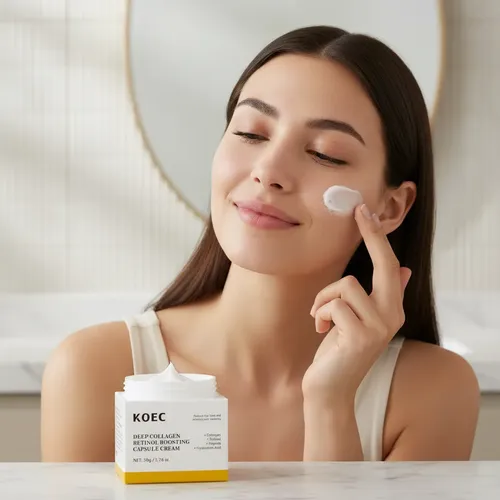 Koec Crema Facial Retinol Colágeno Ácido Hialurónico 50g