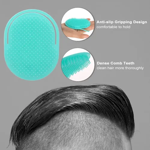 Peine De Limpieza Del Cabello, Champú Manual For El Cuidado