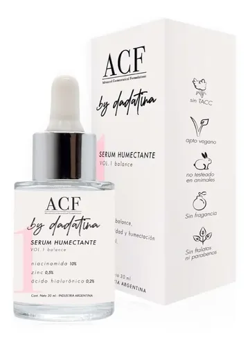 Serum Humectante Ácido Hialurónico Acf By Dadatina