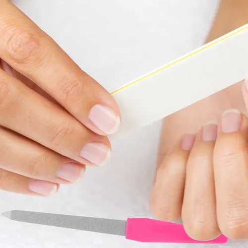 Lima De Uñas De Acero Inoxidable, 10 Unidades