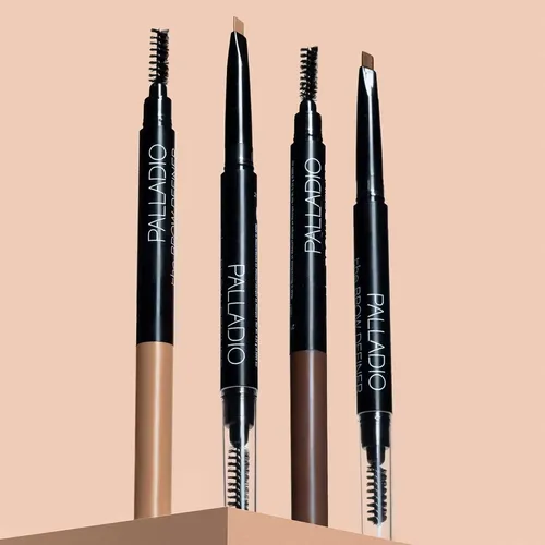 Lápiz Retráctil Definidor De Cejas Palladio Grisáceo