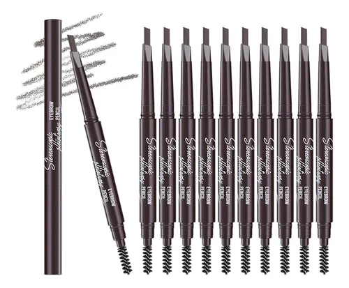 Lápiz De Cejas 12 Piezas Marrón Medio Berinist
