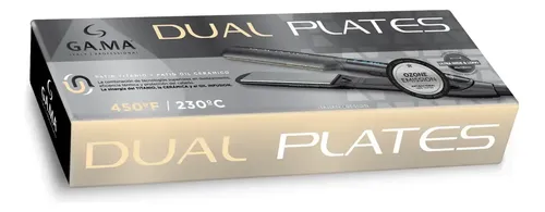 Plancha De Cabello Ga.ma X-wide Digital Dual Plates 4d 230° Negro
