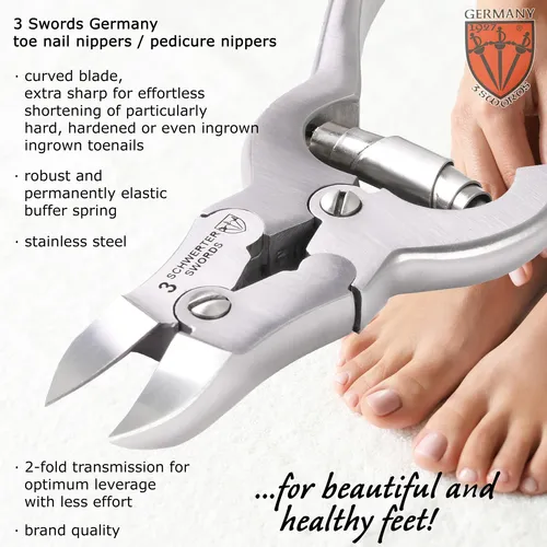 Cortaúñas Para Uñas De Los Pies 3 Swords Germany, Acero Inox