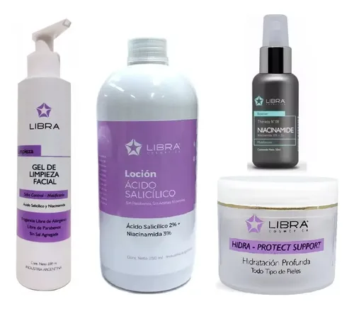 Kit Combo Rutina Piel Grasa Niacinamida Salicilico Libra