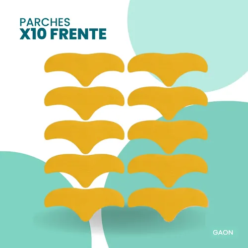 Parches Frente X10 Elimina Arrugas Gaon Hidratación Rostro
