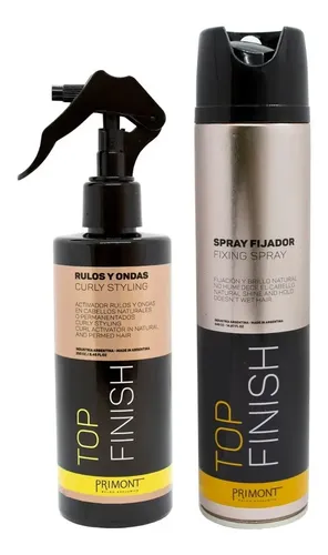 Primont Top Finish Activador De Rulos + Fijador Modelado
