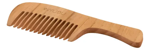 Peine Con Mango De Madera De Bambú Para El Cabello